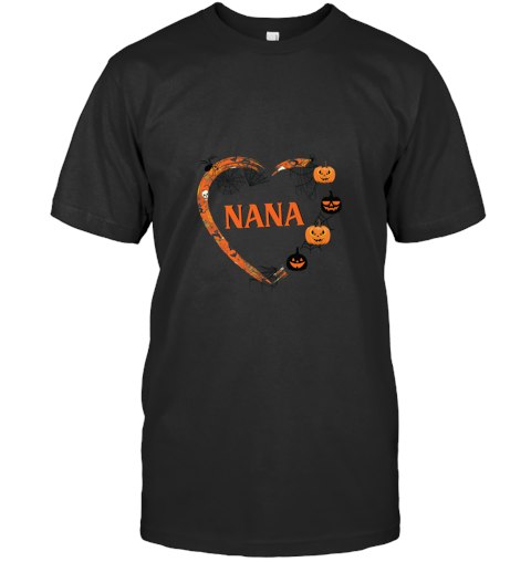 Nana Halloween T-Shirt graphic design printed on a unisex t-shirt